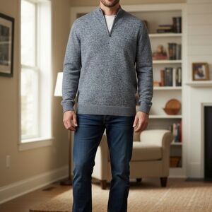 Hawker Rye Half Zip Closure Sweater- Size XL